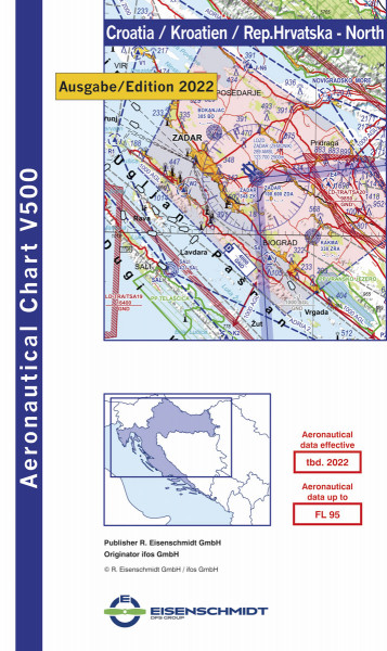 V500 Croatia, Blatt North (Ausgabe 2022)
