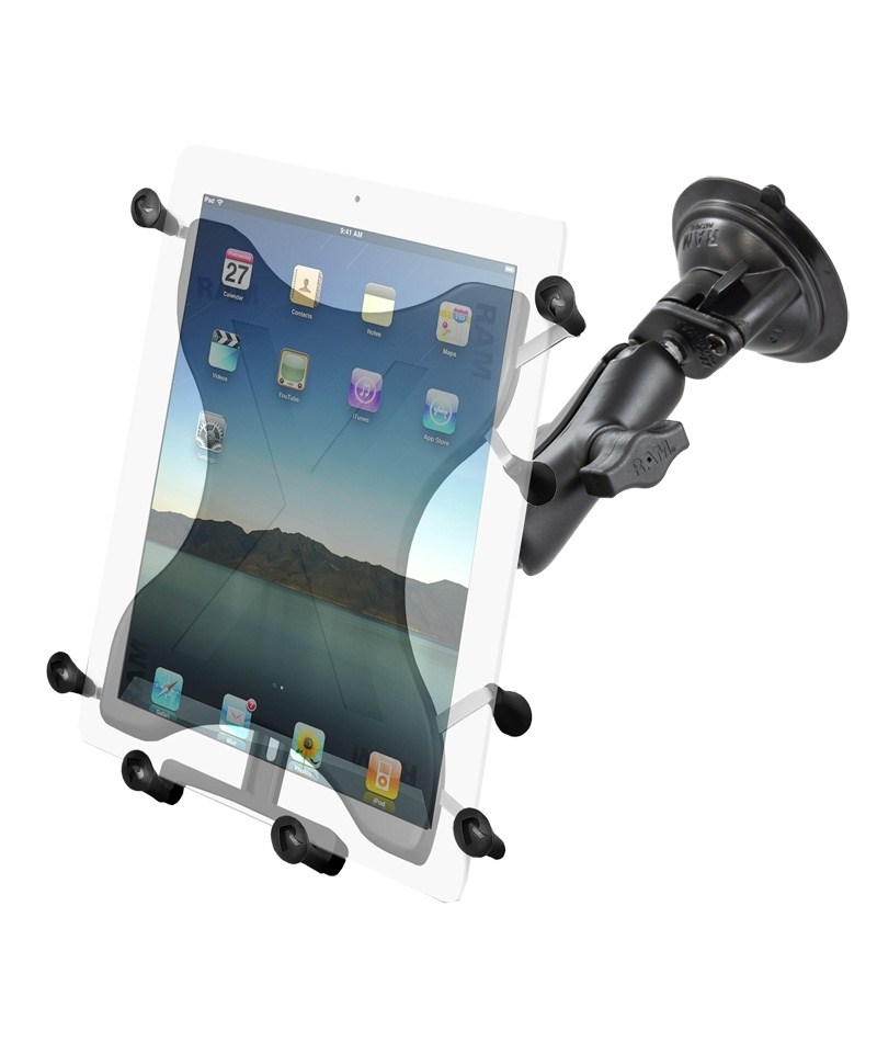 RAM MOUNT X-Grip III mit Saugfußhalterung für 10 Tablets