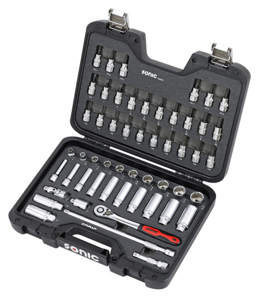 SONIC BMCS Stecknuss- und Biteinsatz-Satz 3/8" SAE 53-tlg.