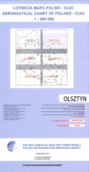 ICAO-Karte Polen Olsztyn
