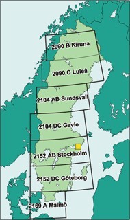 ICAO-Karte - Schweden für Flight Planner