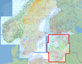 ICAO-Karte - Baltische Staaten für Flight Planner