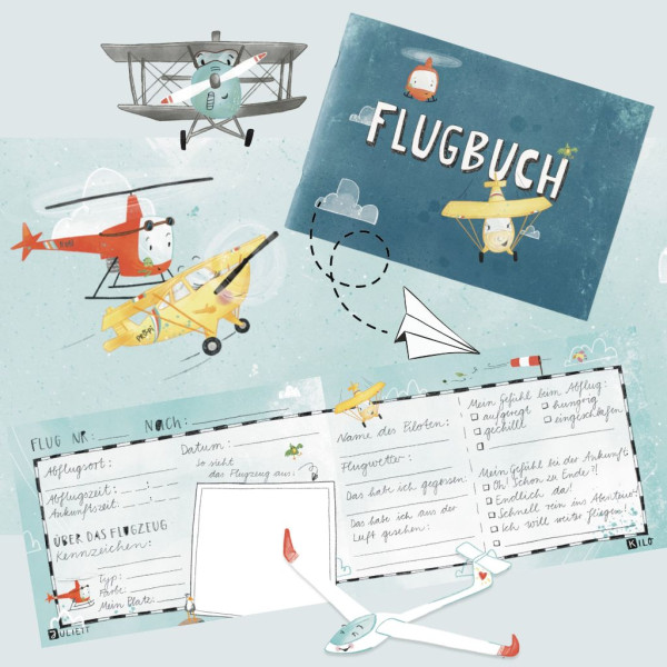 Flugbuch für Kinder