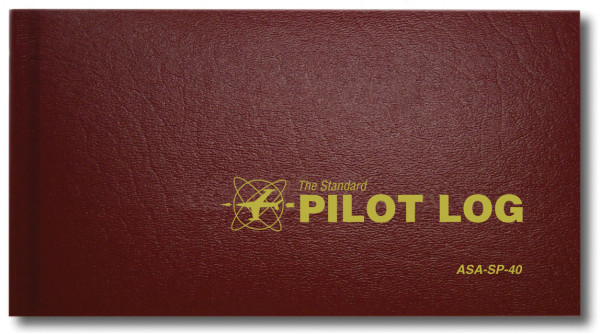 Standard Pilot Log - Burgundy