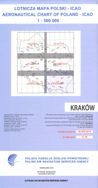 ICAO-Karte Polen Krakow