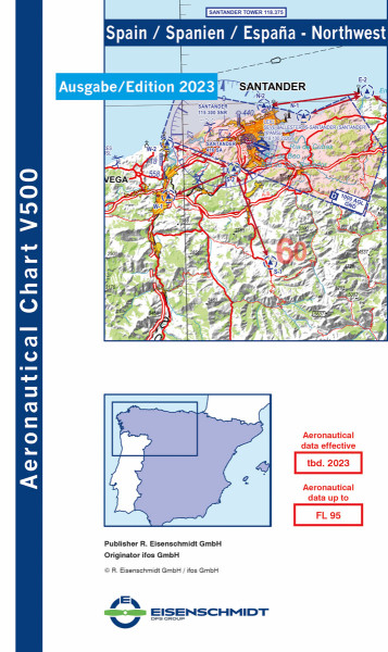 V500 Spain, Blatt Northwest (Ausgabe 2023)